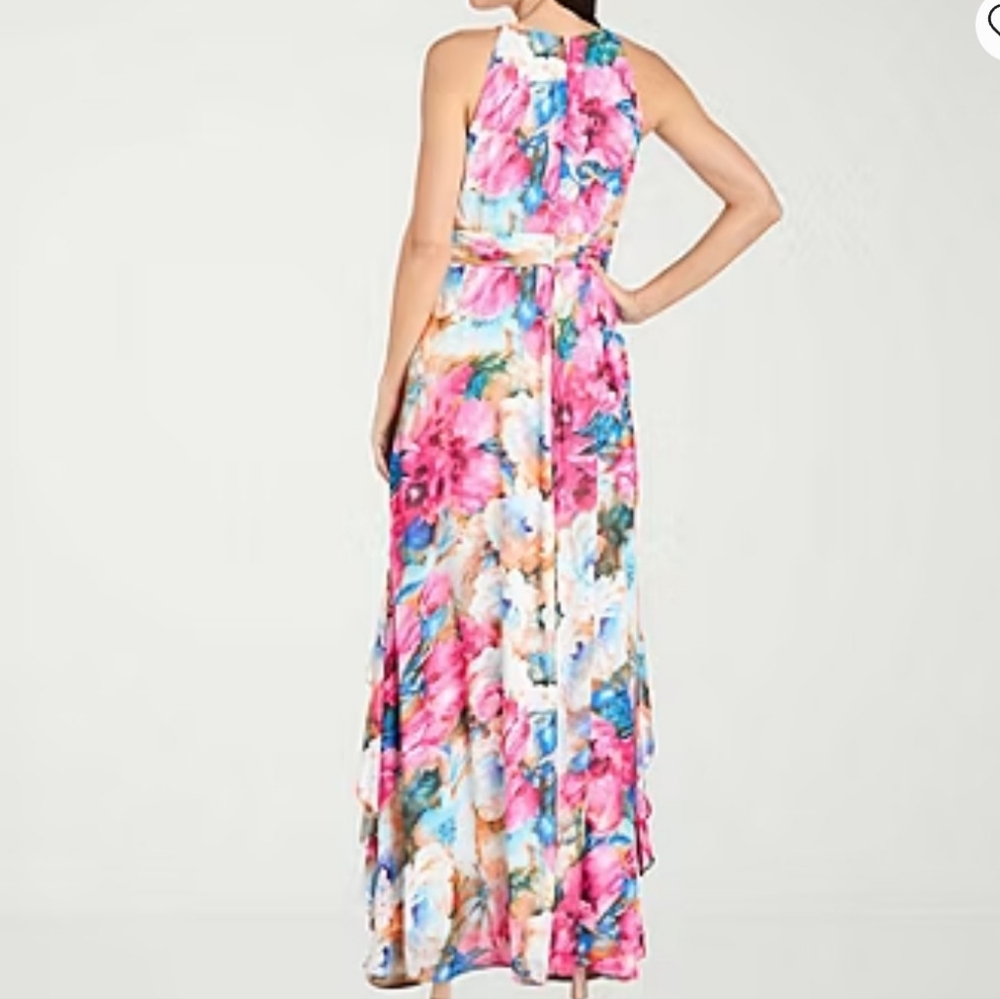R&M Collection Floral Evening Gown - Picture 3 of 14
